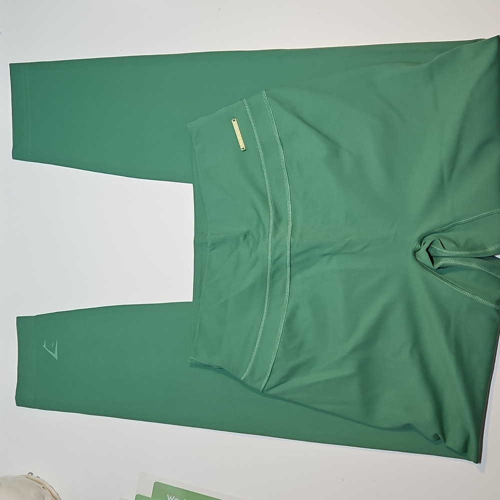 Whitney Simmons Gymshark Palm Green Leggings Size M